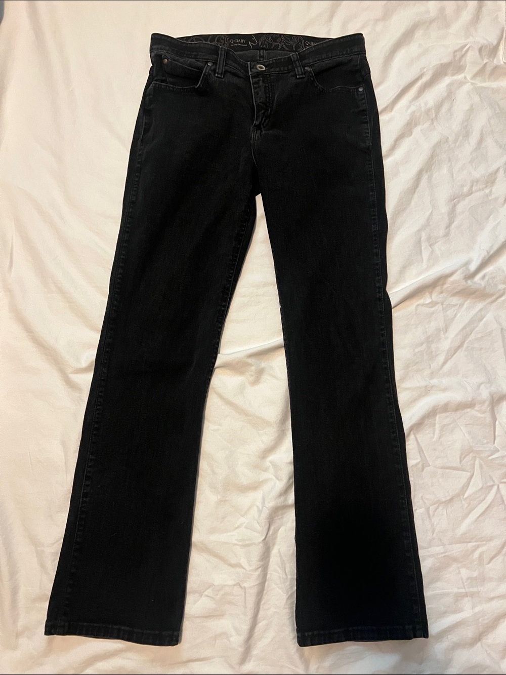 Wrangler Black Flare Jeans for Women